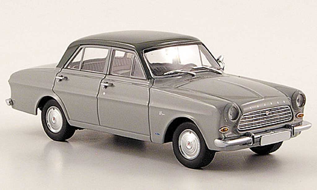 Ford Taunus 1962 1/43 Minichamps 1962 12M (P4) grey/black diecast model cars