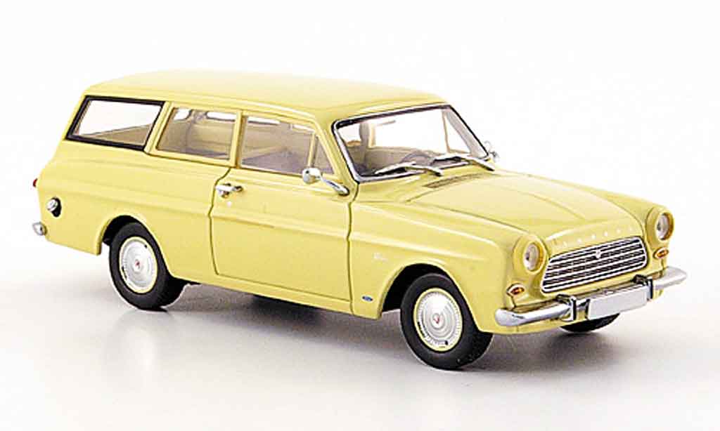 Ford Taunus 1962 1/43 Minichamps 1962 12 M (P 4) Turnier beige diecast model cars
