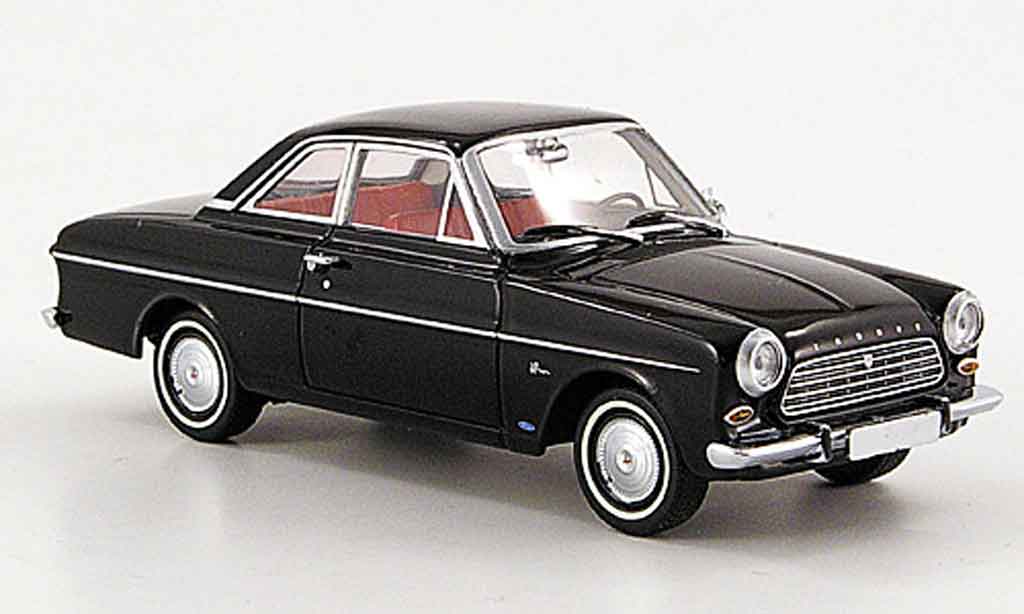 Ford Taunus 1962 1/43 Minichamps 1962 12 M (P 4) Coupe black diecast model cars