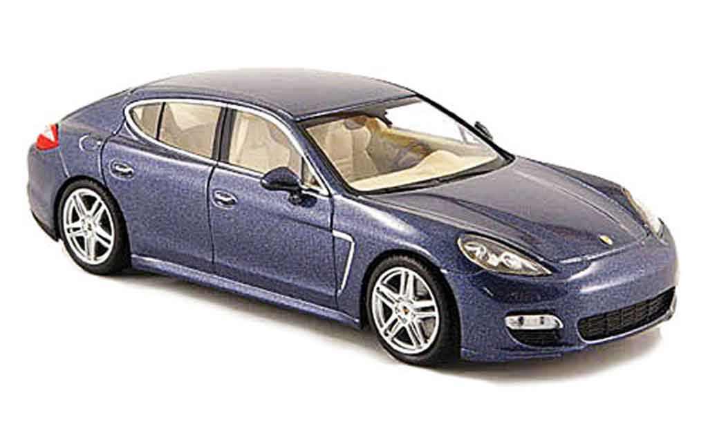 Porsche Panamera Turbo 1/43 Minichamps Turbo blue 2009 diecast model cars