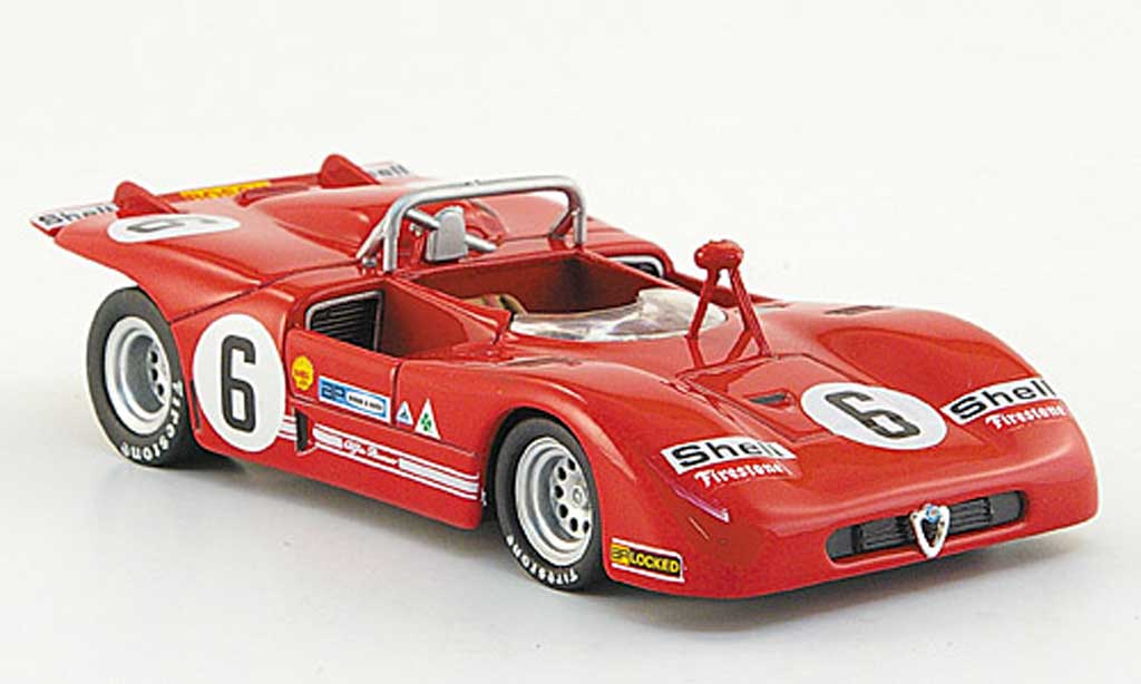 Alfa Romeo 33.3 1971 1/43 M4 1971 No.6 Stommelen/Kinnunen Targa Florio diecast model cars