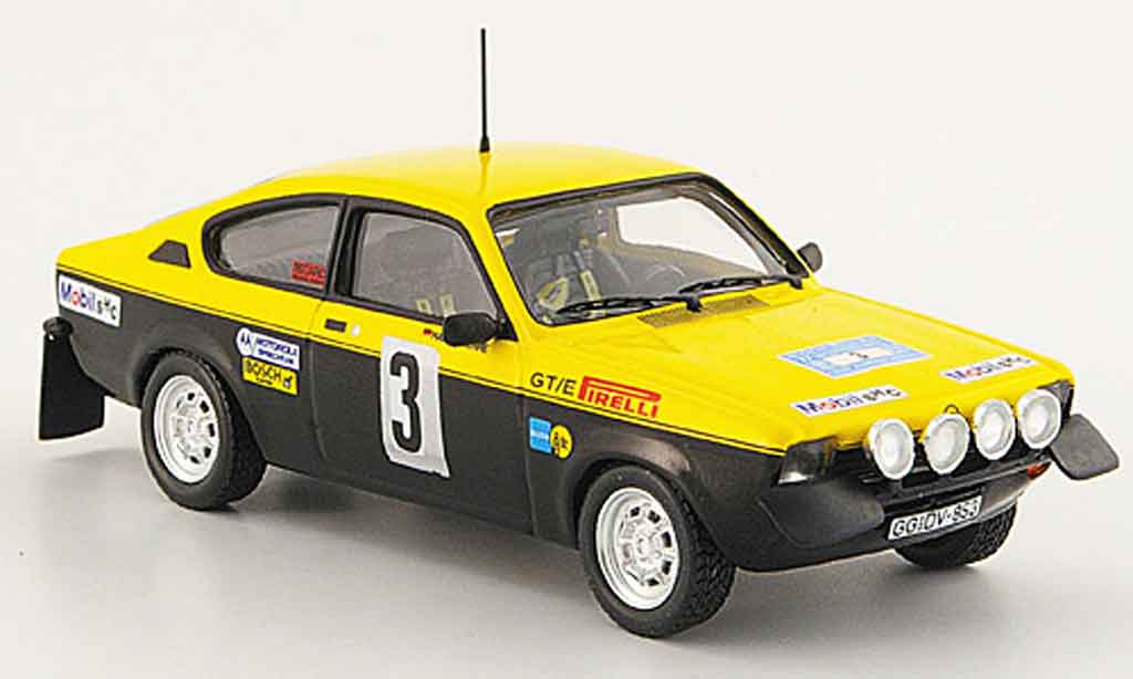 Opel Kadett C 1/43 Trofeu C e no.3 sachs winterrallye 1977 diecast model cars