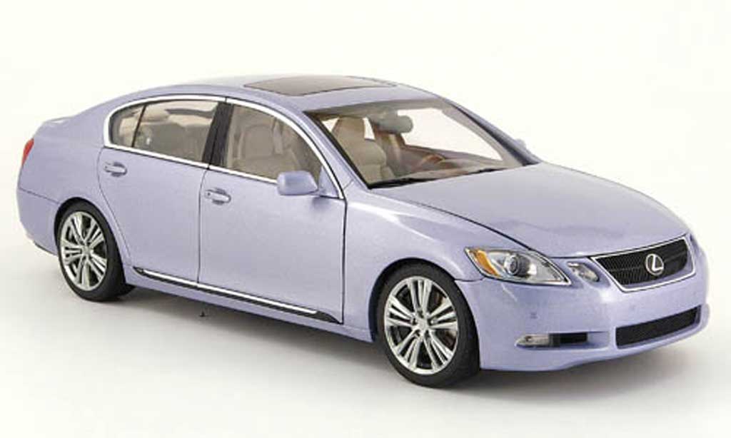 Lexus GS 450 1/18 Autoart 450 h grey blue diecast model cars