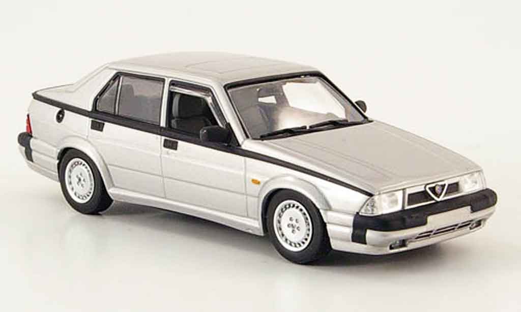 Alfa Romeo 75 V6 1/43 Minichamps V6 3.0 america grey metallisee 1987 diecast model cars