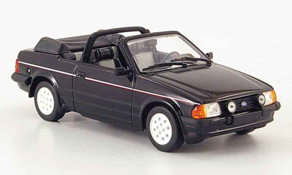 Ford Escort XR3 1/43 Minichamps XR3 Convertible black 1983 MK3 diecast model cars