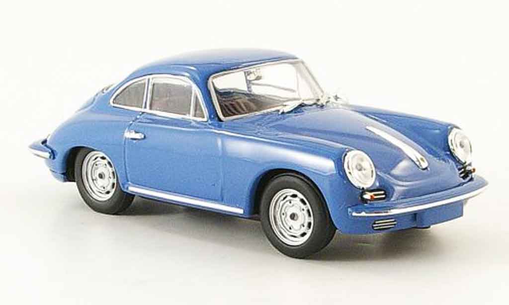 Porsche 356 1963 1/43 Minichamps 1963 C Carrera 2 blue diecast model cars