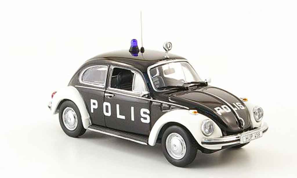 Volkswagen Coccinelle 1/43 Minichamps 1303 polis 1973 diecast model cars