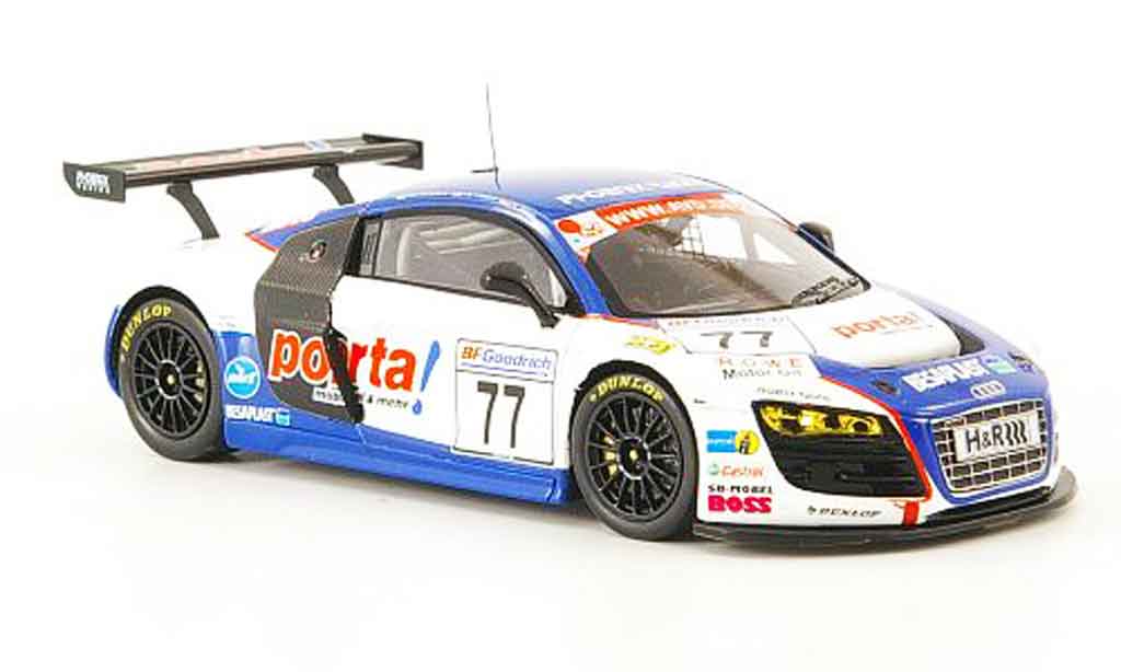Audi R8 1/43 Minichamps No.77 VLN Nurburgring 2009 diecast model cars