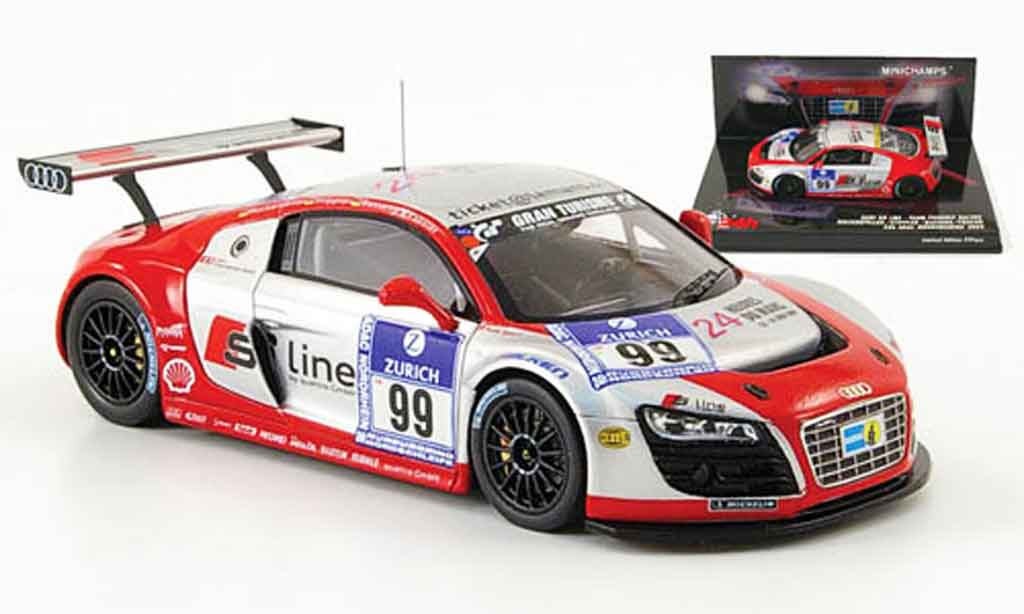Audi R8 2009 1/43 Minichamps 2009 LMS No.99 S Line 24h Nurburgring diecast model cars