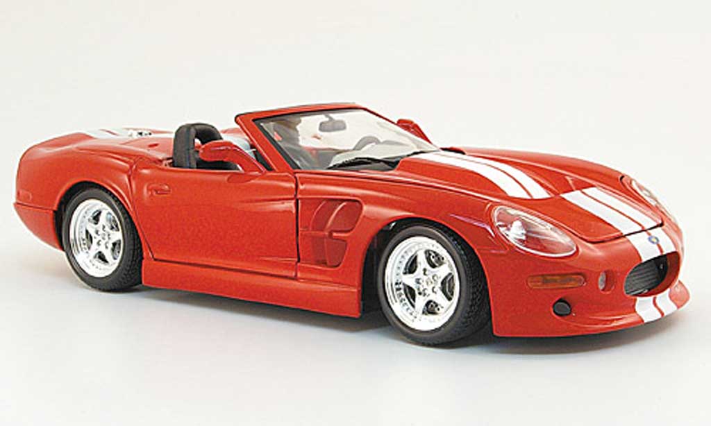 Shelby Series 1 1/18 Maisto red white diecast model cars