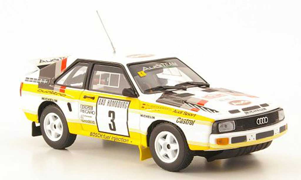 Audi Sport Quattro 1/43 Minichamps No.3 Rally Monte Carlo 1985 diecast model cars