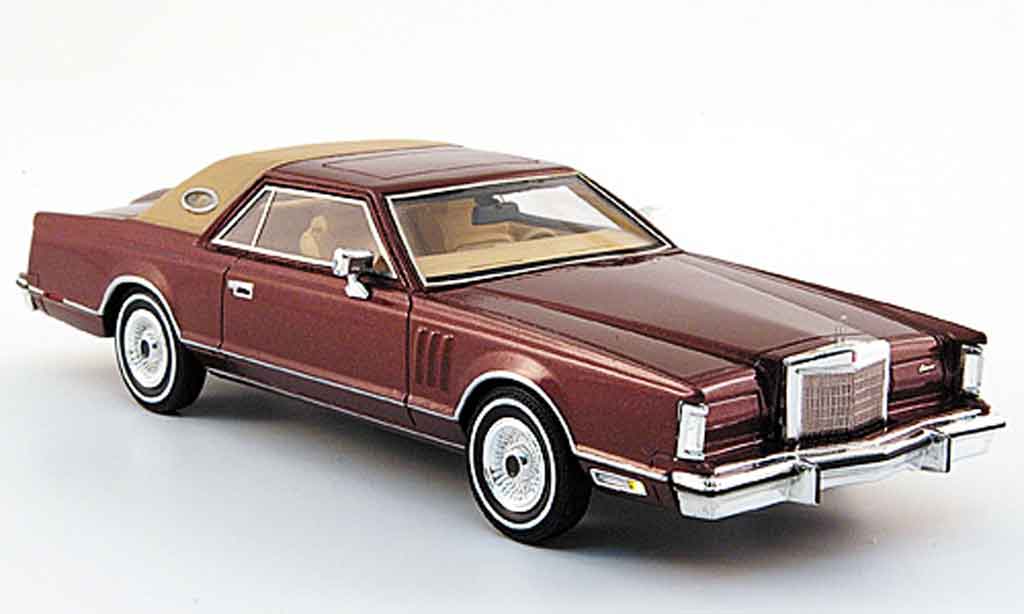 Lincoln Continental 1979 1/43 Premium X 1979 MK V red diecast model cars