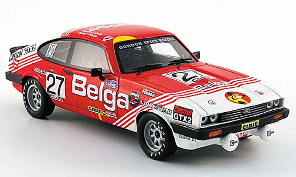 Ford Capri 1/43 Premium X MK III 3.0 S No.27 Belga 24h Spa 1978 diecast model cars