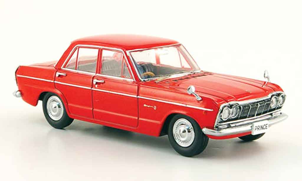 Nissan Skyline Prince 1/43 Ebbro Prince 2000 GTB red 1965 diecast model cars