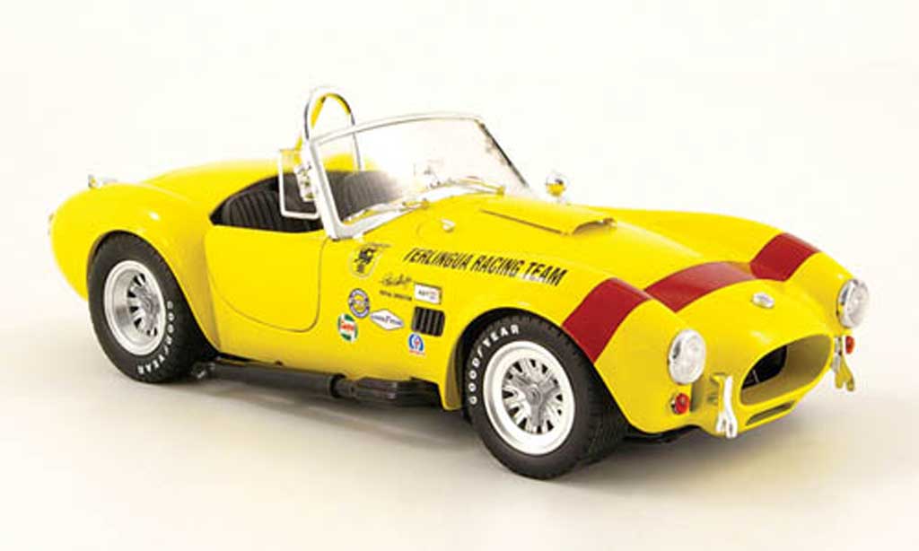 Shelby Ac Cobra 1/18 Shelby Collectibles 427 s c yellow terlingua racing team 1965 diecast model cars