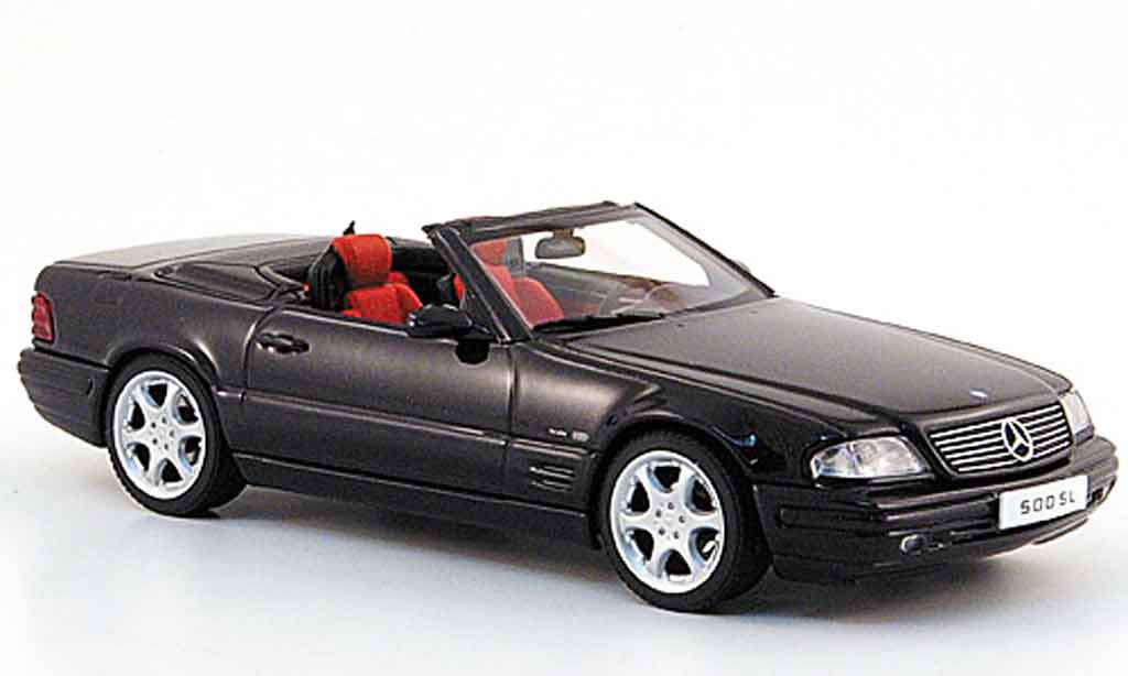 Mercedes Classe SL 500 1/43 Autoart 500 black Final Edition diecast model cars
