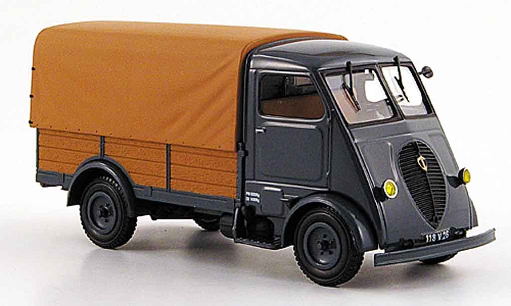Peugeot Q3A 1/43 Norev bache grey brown 1952 diecast model cars