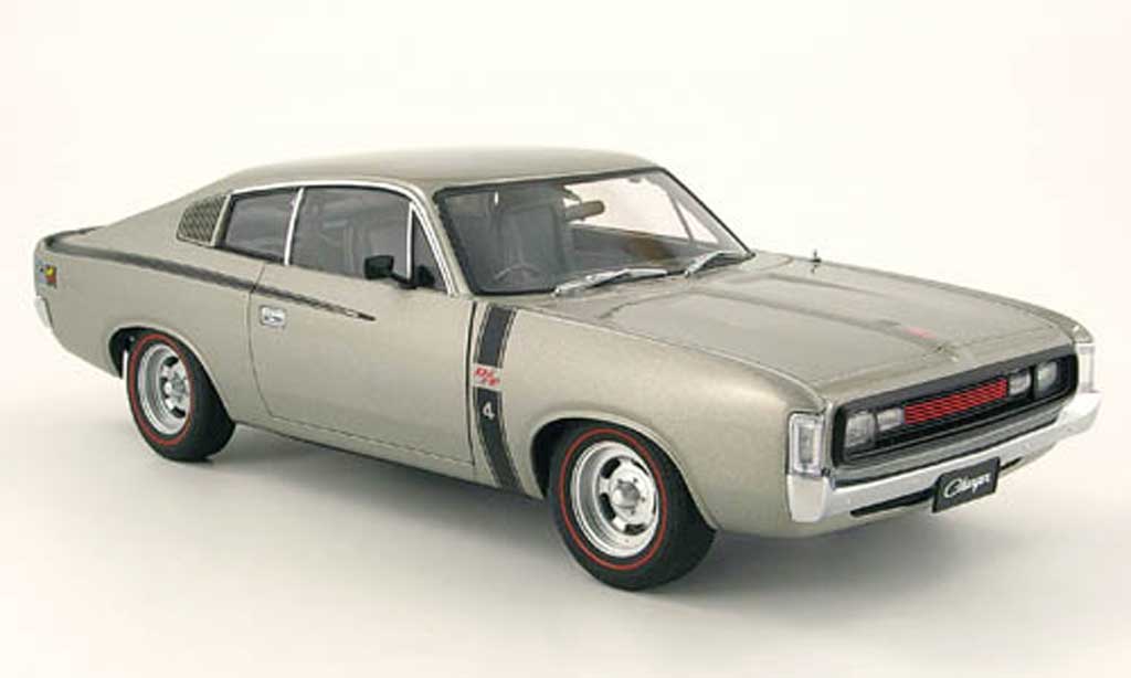 Chrysler Charger 1/18 Autoart e49 grey diecast model cars