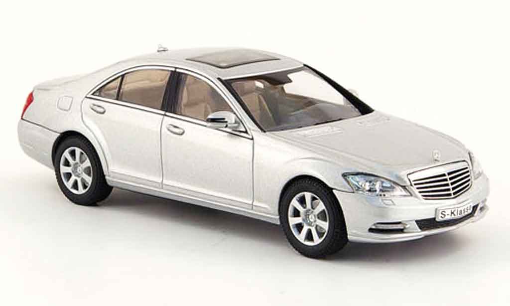 Mercedes Classe S 1/43 Autoart S 500 grey metallisee Facelift (MOPF) 2009 diecast model cars