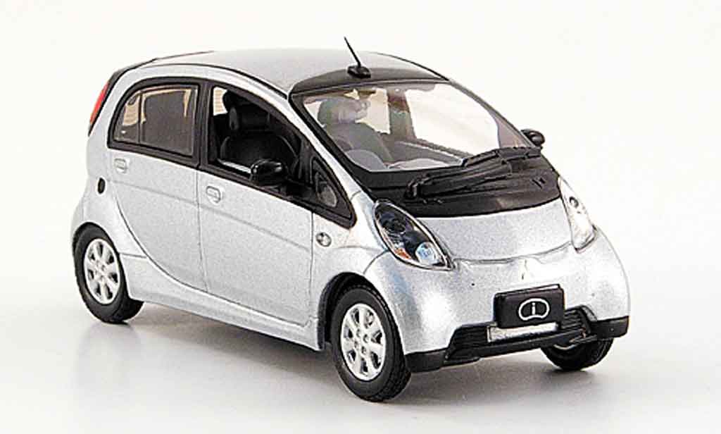 Mitsubishi iMiev 1/43 Vitesse grey metallisee Elektroauto diecast model cars