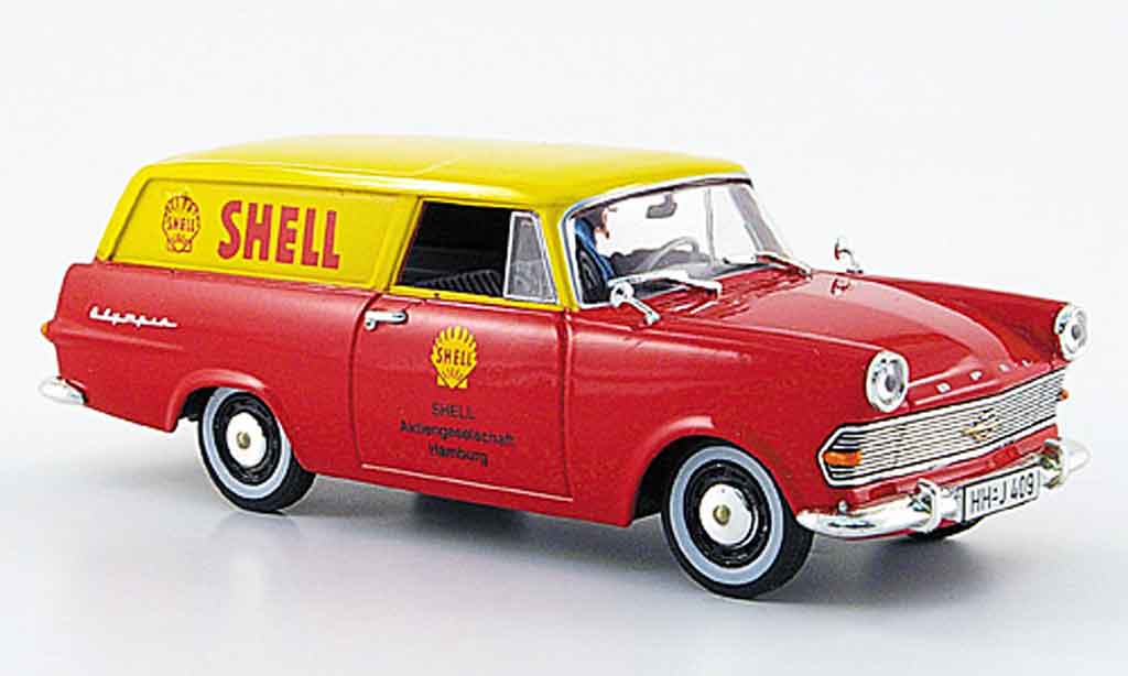 Opel Rekord 1/43 Starline p 2 caravan red yellow s 1960 diecast model cars