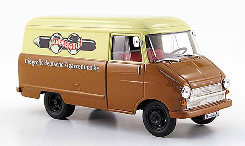 Opel Blitz 1/43 Starline kastenwagen a beige brown handelsor 1960 diecast model cars