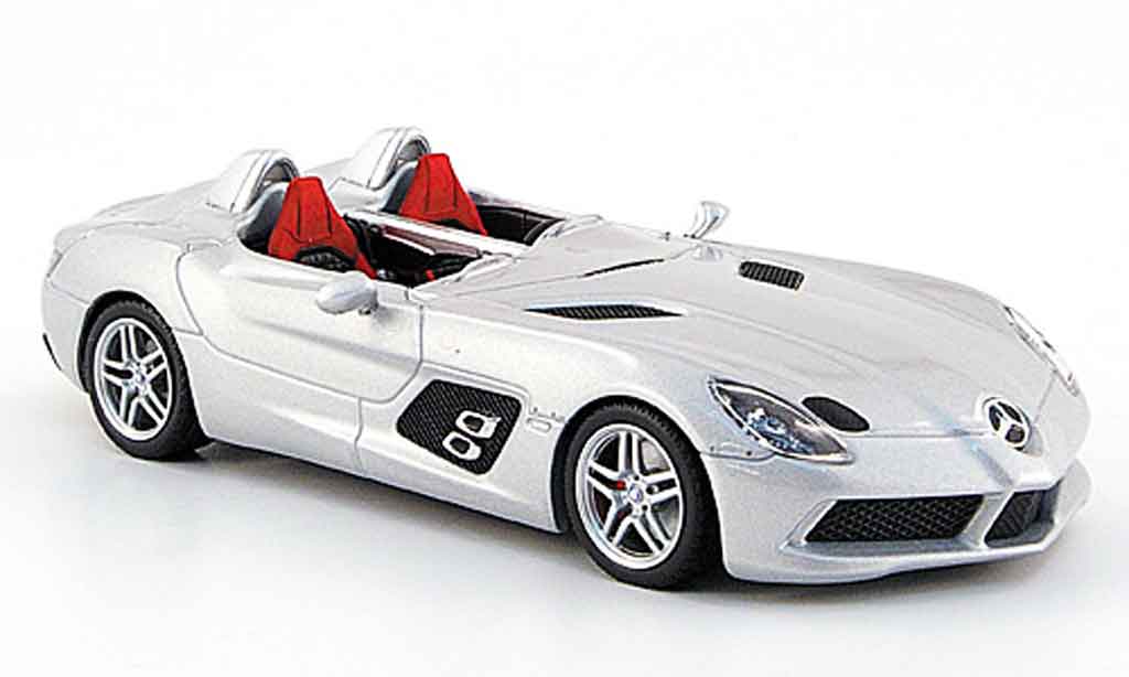 Mercedes SLR 1/43 Minichamps McLaren Stirling Moss (Z 199) grey metallisee 2009 diecast model cars
