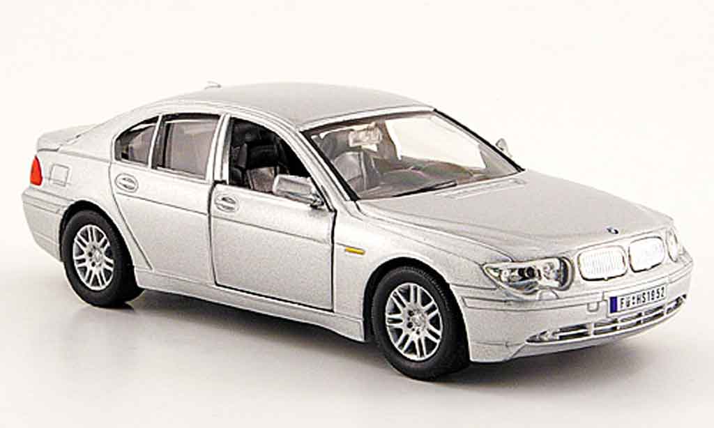 Bmw 750 E65 1/43 Solido E65 i grey metallisee 2005 diecast model cars
