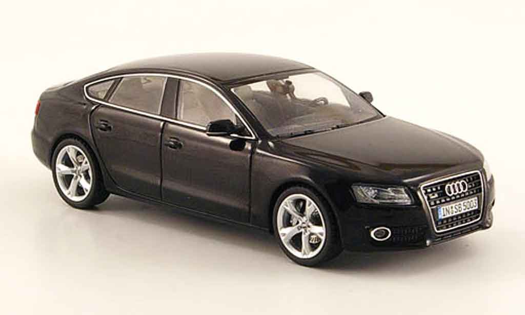 Audi A5 1/43 Schuco Sportback black 2009 diecast model cars