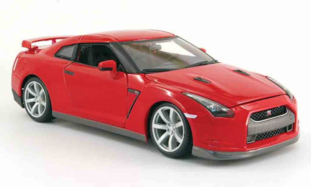 Nissan Skyline R35 1/18 Burago R35 gt-r red 2009 diecast model cars