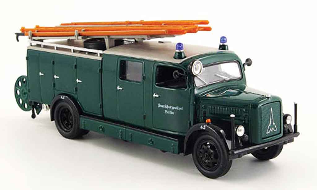 Magirus SLG 1/43 Yat Ming S 3000 Feuerschutz. Berlin MCW 1941 diecast model cars