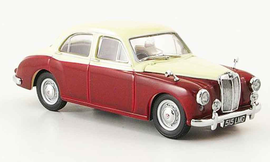 MG ZB 1/43 Oxford Varitone red beige diecast model cars