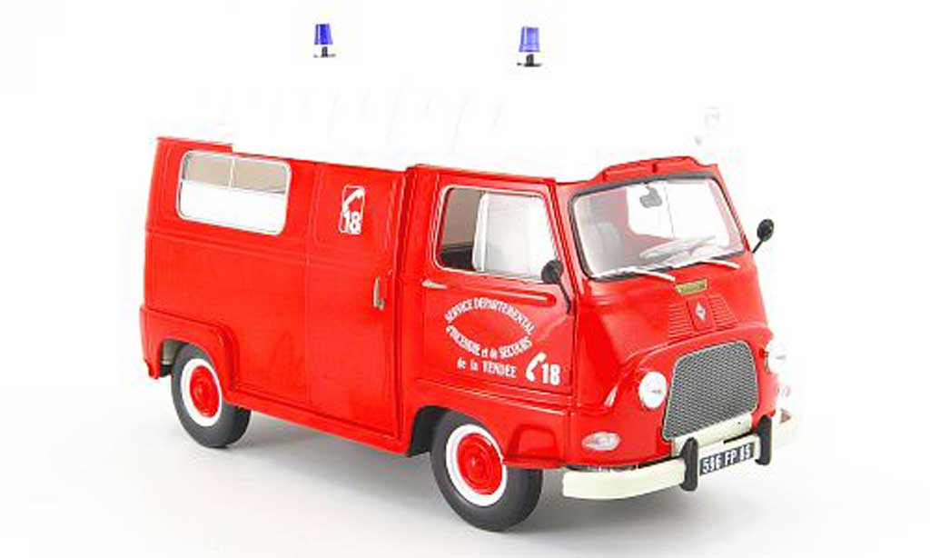 Renault Estafette 1/18 Norev pompier service departemental dincendie et de secours 1968 diecast model cars