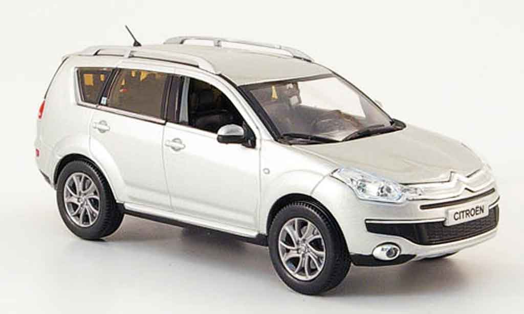 Citroen C Crosser 1/43 Norev rosser grey metallisee 2007 diecast model cars