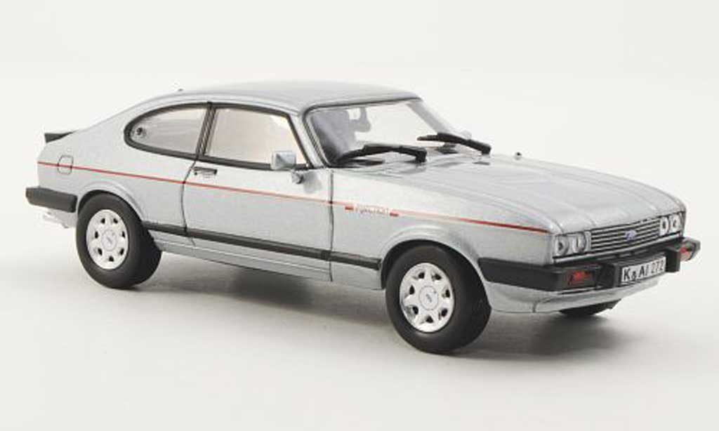 Ford Capri 1/43 Norev Mk III 2.8 Superinjection grey 1984 diecast model cars