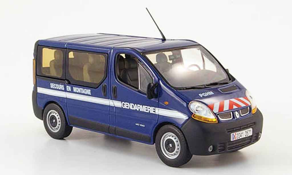 Renault Trafic 1/43 Norev gendarmerie secours en montagne 2004 diecast model cars