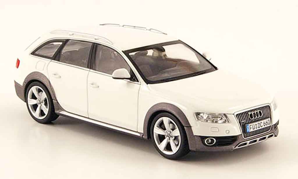 Audi A4 1/43 Schuco Allroad white 2009 diecast model cars