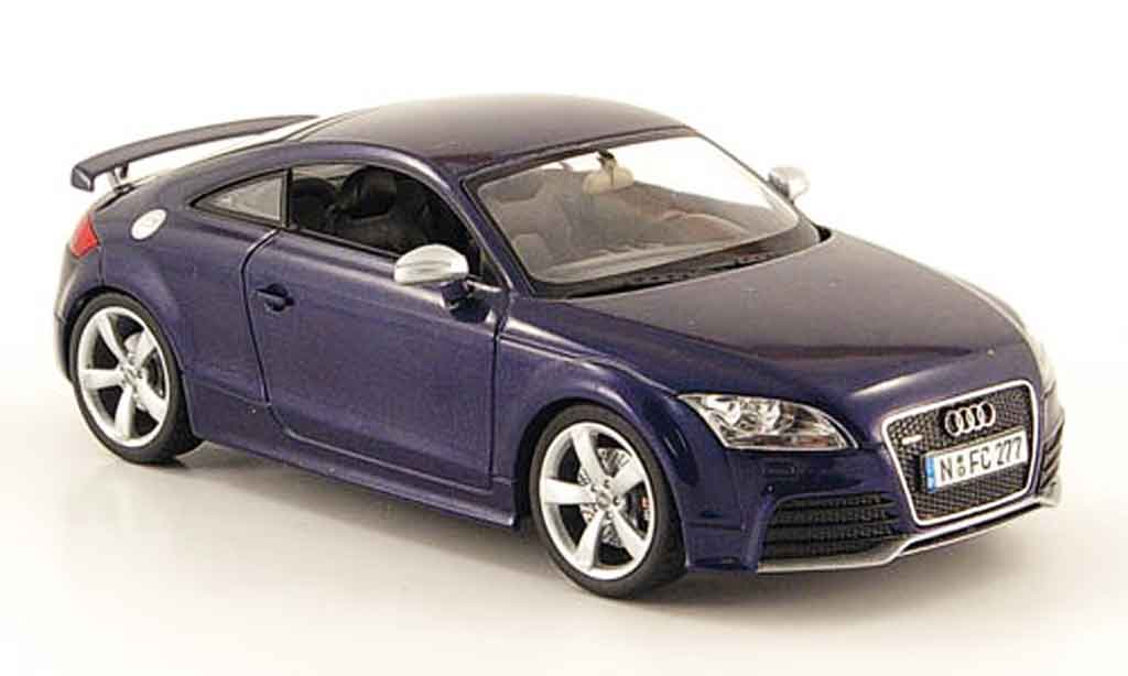 Audi TT RS 1/43 Schuco RS Coupe blue 2009 diecast model cars