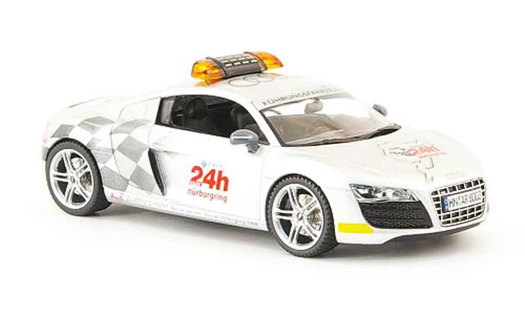 Audi R8 2009 1/43 Schuco 2009 V10 Fuhrungsfahrzeug I 24h Nurburgring diecast model cars