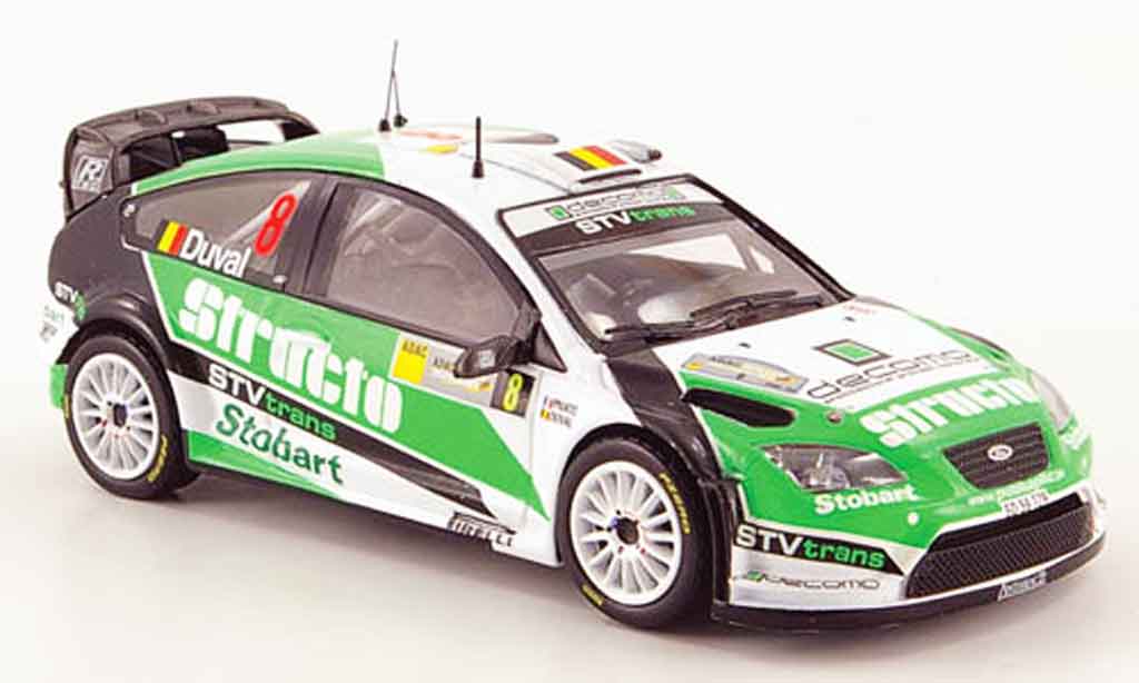 Ford Focus RS WRC 1/43 ixo RS WRC 07 No.8 Structo Rally Deutschland 2008 diecast model cars