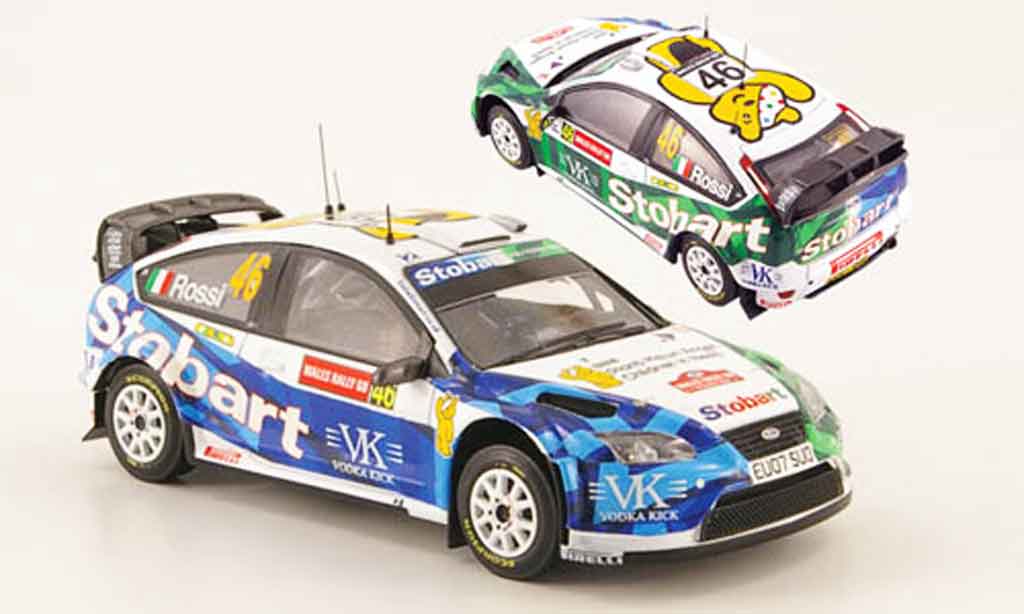 Ford Focus RS WRC 1/43 ixo RS WRC 07 No.46 Rally Wales 2008 diecast model cars