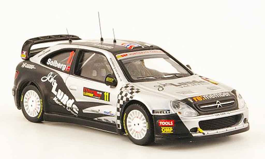 Citroen Xsara WRC 2009 1/43 ixo WRC 2009 no.11 lunde 3. platz rallye zypern diecast model cars