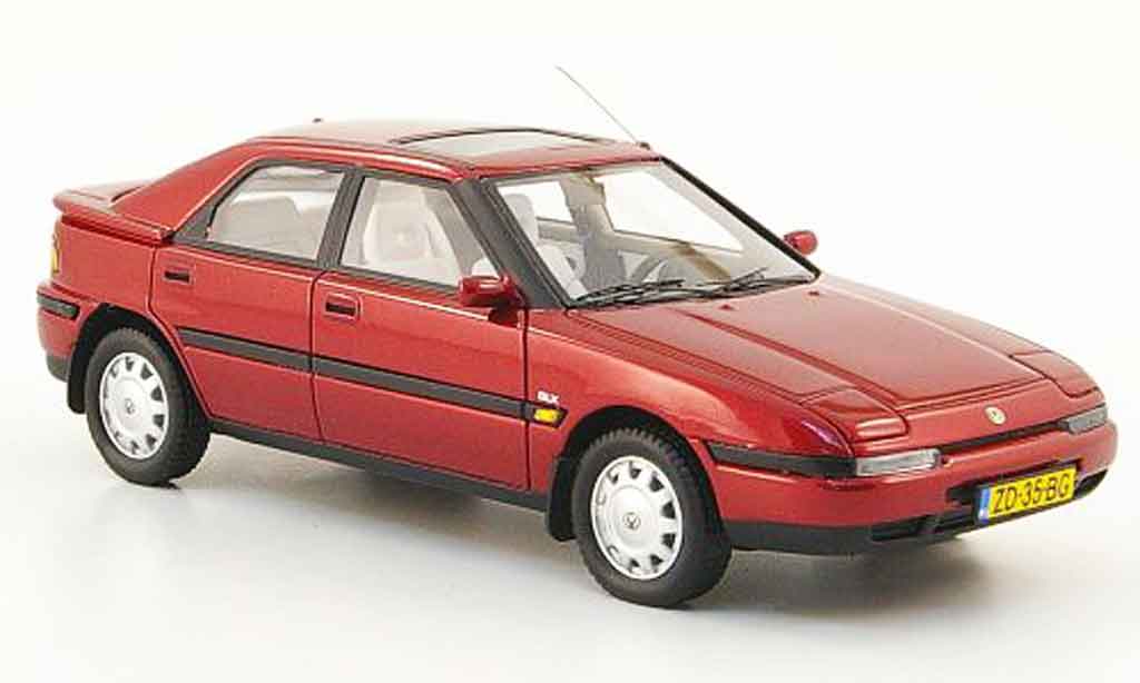 Mazda 323 1/43 Neo F red 1992 diecast model cars