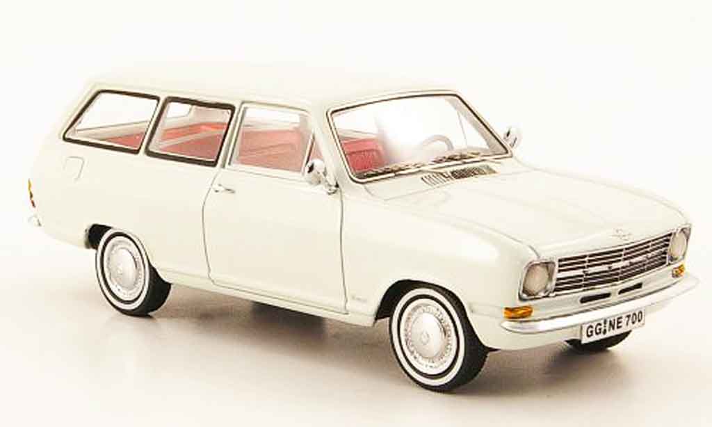 Opel Kadett B 1/43 Neo B caravan white 1971 diecast model cars