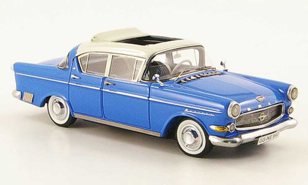 Opel Kapitan 1/43 Neo P2.5 blue/white 1958 diecast model cars
