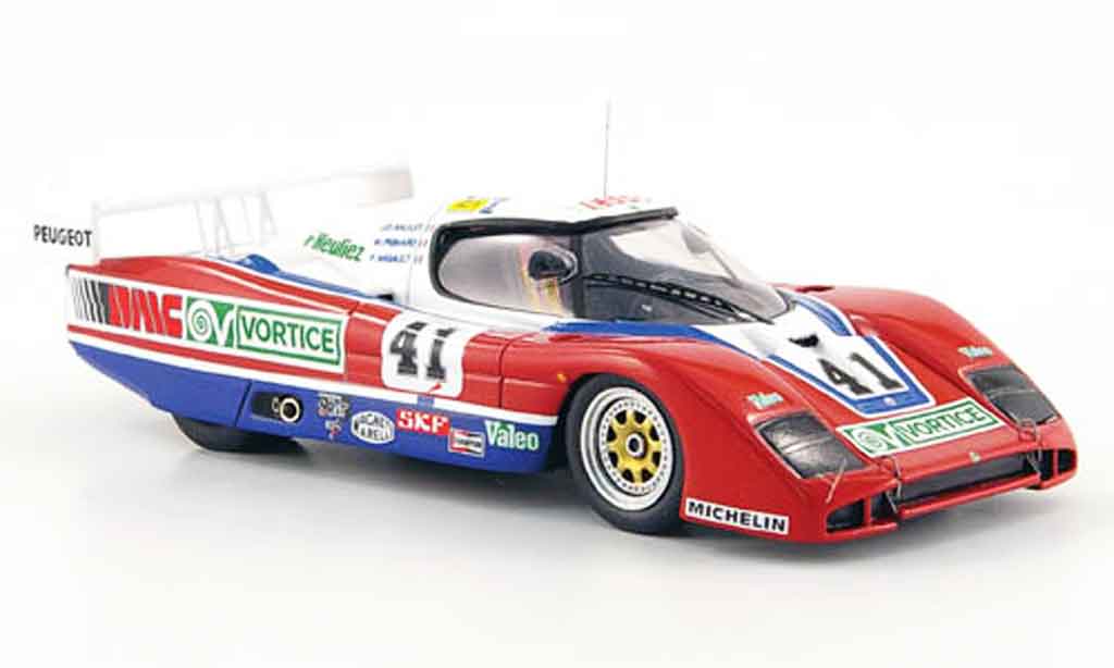 Peugeot WM 1986 1/43 Bizarre 1986 turbo no.41 24h le mans P85 diecast model cars