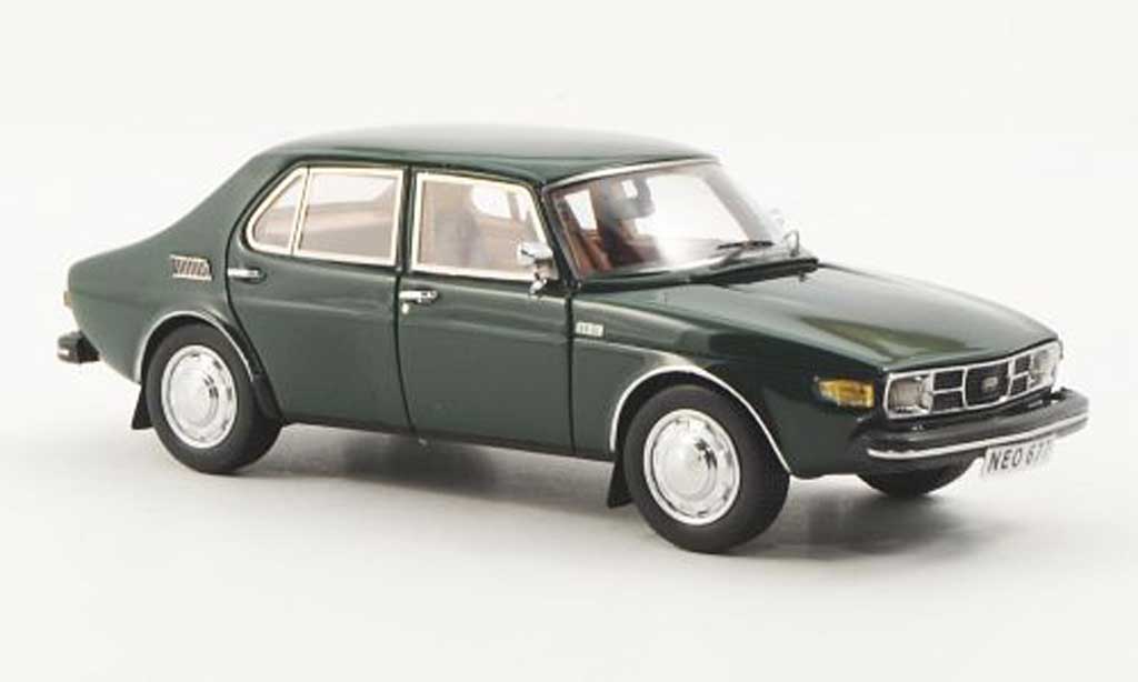 Saab 99 1/43 Neo grun 4-turig diecast model cars