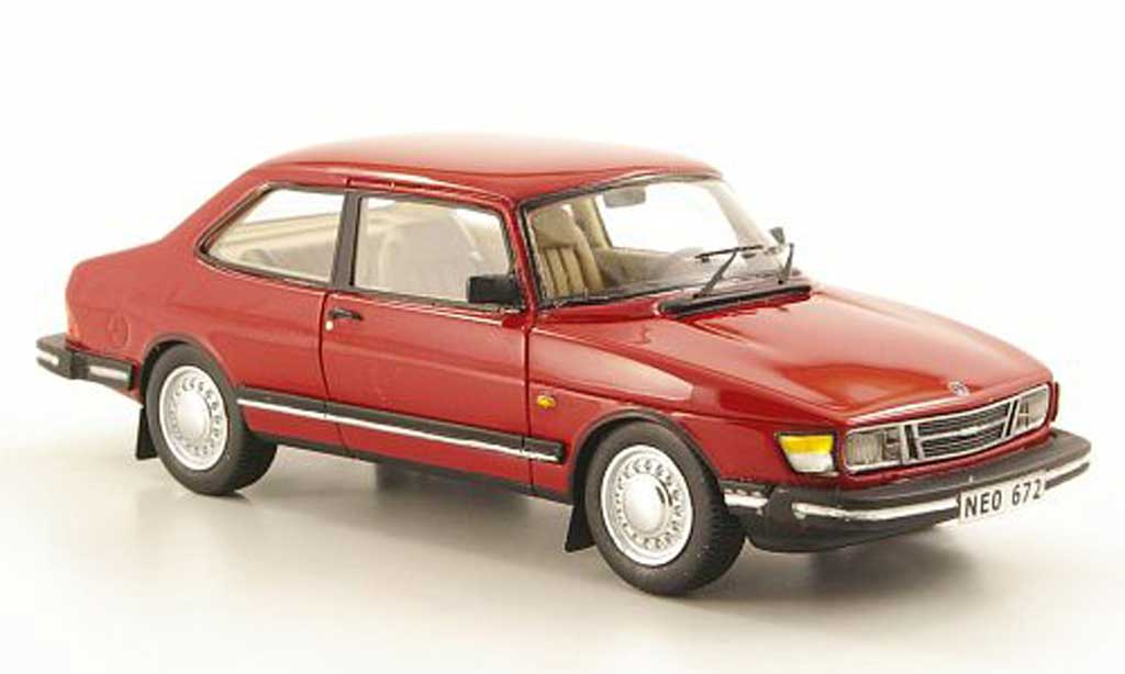 Saab 90 1/43 Neo red 1985 diecast model cars