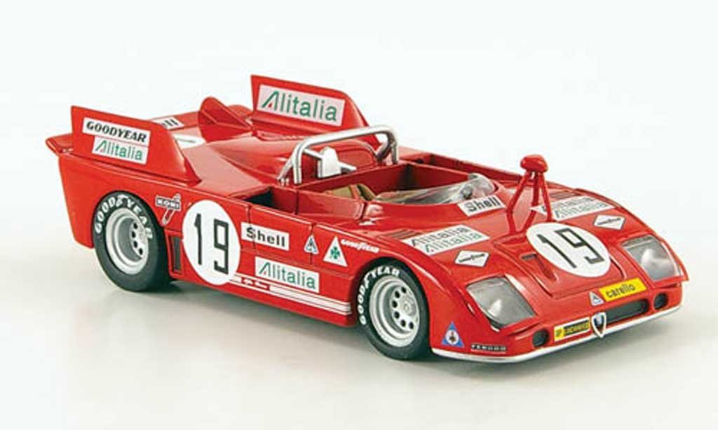 Alfa Romeo 33.3 1972 1/43 M4 1972 TT No.19 24h Le Mans diecast model cars