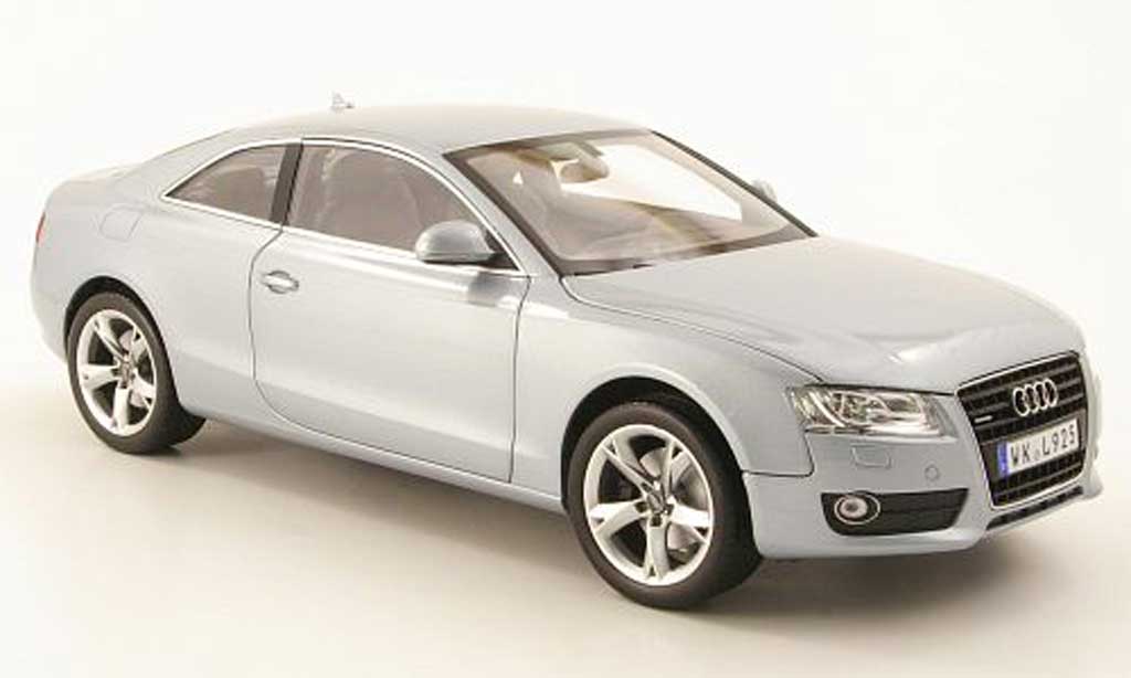 Audi A5 1/18 Norev coupe grey metallized 2007 diecast model cars